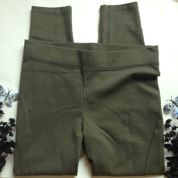 Anthropologie Pants - Anthropologie pure + good army olive leggings